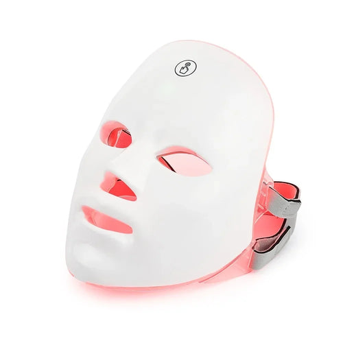 Rubelle LED face mask glowing red
